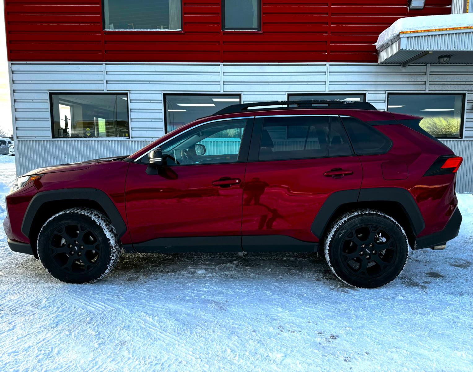 2022 Red /Black Toyota RAV4 (2T3S1RFV1NW) , located at 1960 Industrial Drive, Wasilla, 99654, (907) 376-5555, 61.573475, -149.400146 - Photo #2